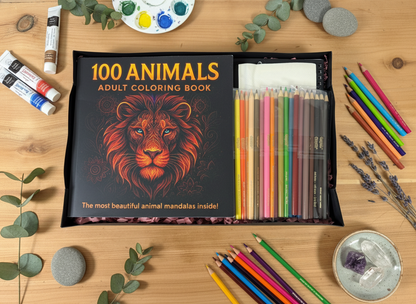 Color and Calm Gift Set showing contents