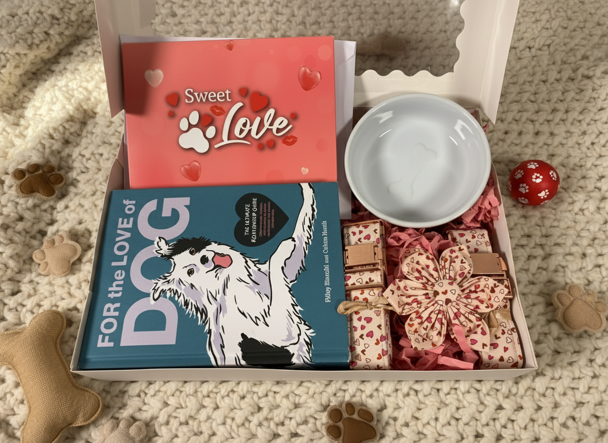 Dog Lovers Gift Set showing contents