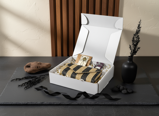 Natural and Noir Set in aesthetic setting