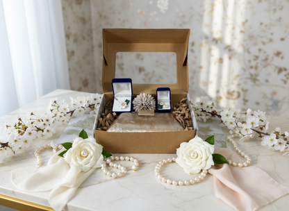 Pearl Blossom Gift Set in aesthetic setting