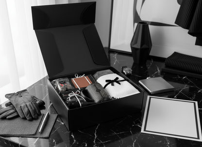 The Gentlemen's Box - Black & White in aesthetic setting