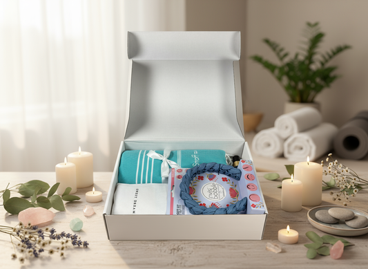 The Self-Care Ritual Box in aesthetic setting