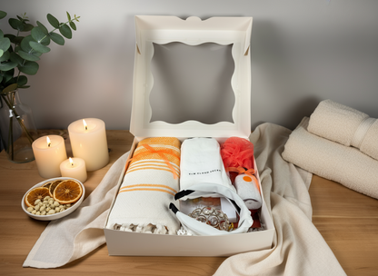 The Self-Care Ritual Box - Orange with natural tones