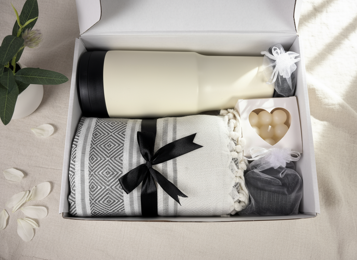 The Serenity Box top view with contents